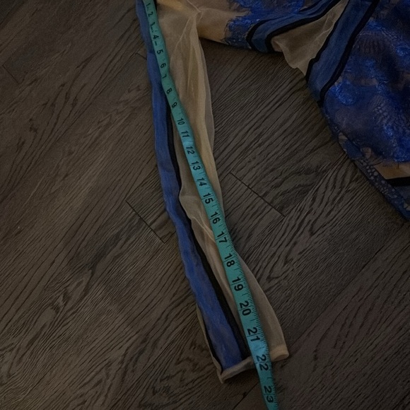 Nordstrom Blue and Cream Mini Dress - Picture 11 of 15